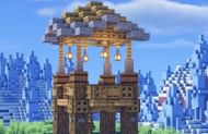 This build is quick to construct but can be tricky when dealing with skeletons (Image via Mojang)